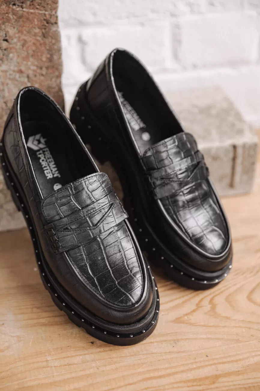 Femme Freeman T. Porter Mokka Croco
